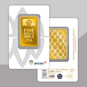 Logam mulia Antam 25 Gram