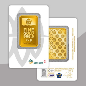 Logam mulia Antam 50 Gram